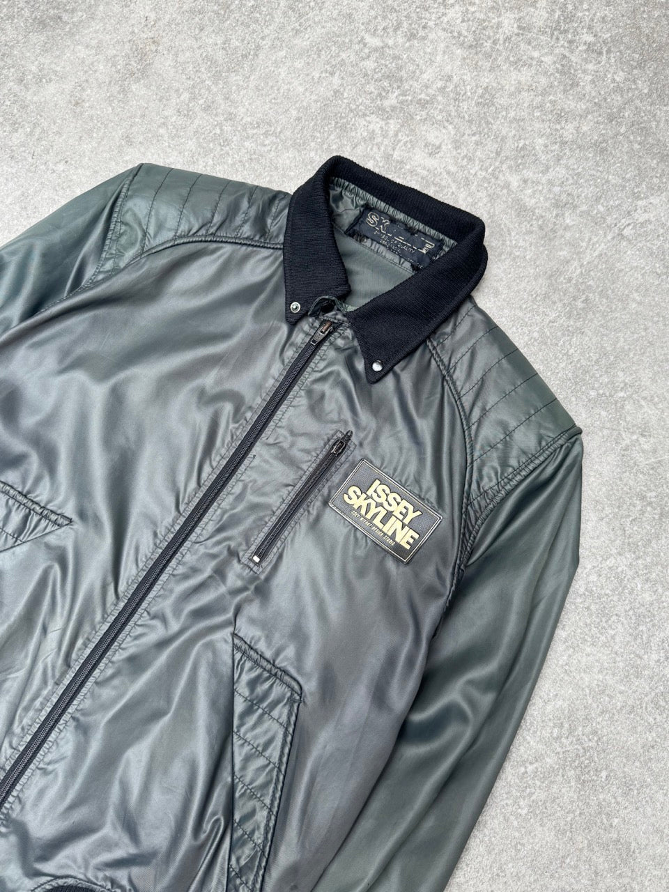 1982 Issey Miyake Skyline Lightweight Bomber Jacket