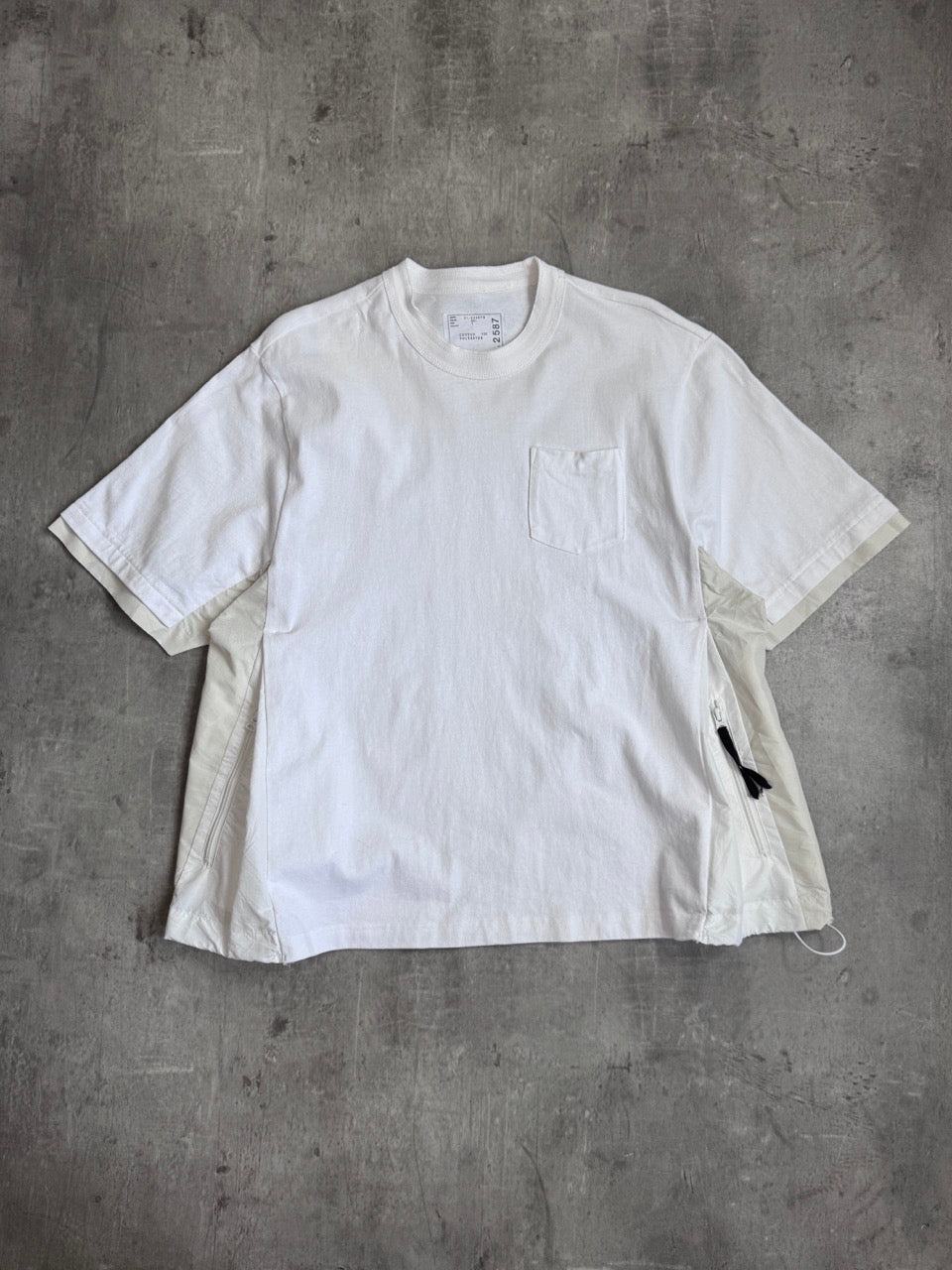 Sacai Tech Panel Tee
