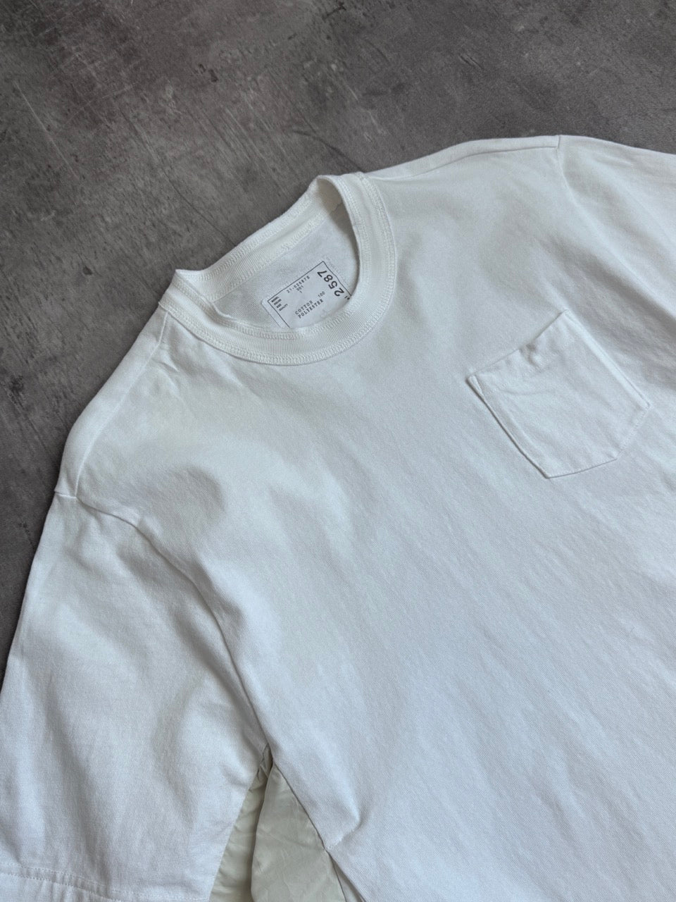 Sacai Tech Panel Tee