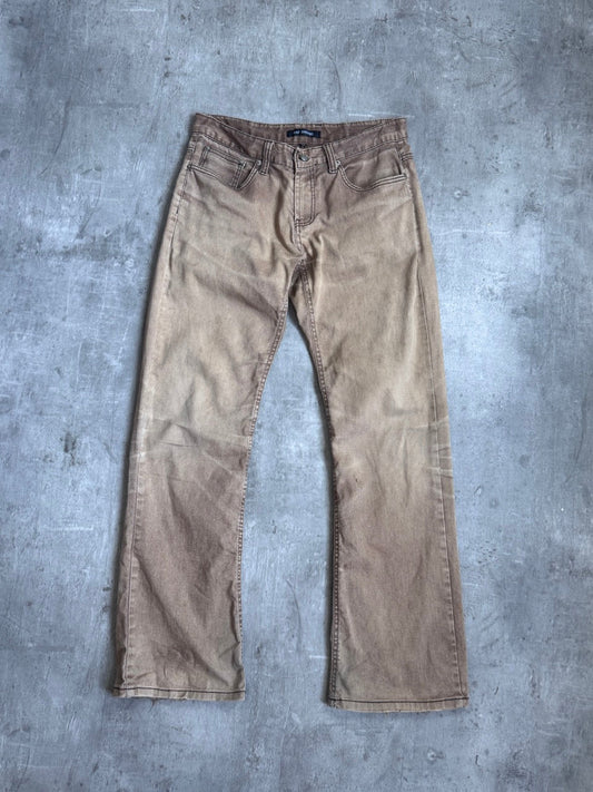 Raf Simons Straight Leg Tan Jeans