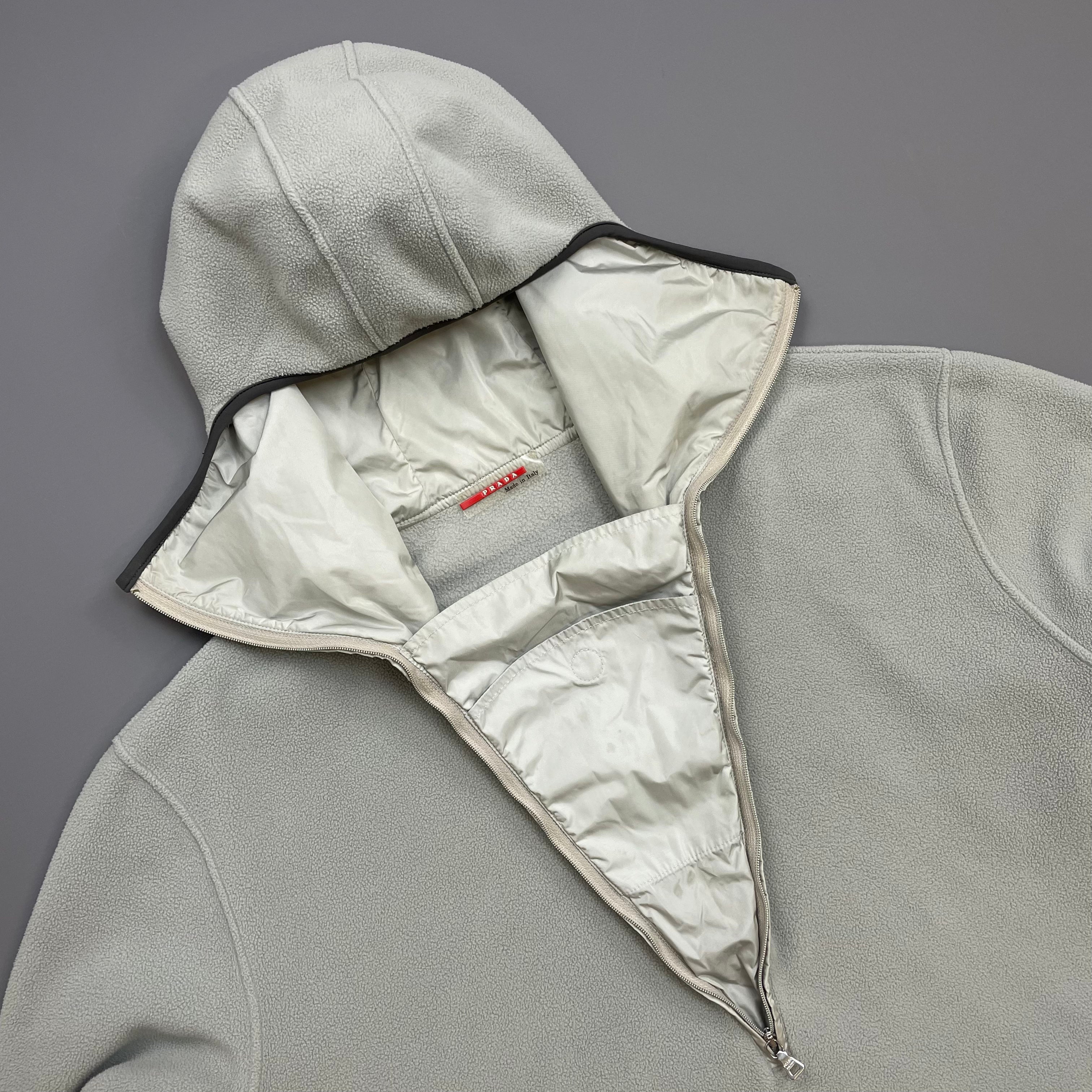 Prada Sport Light Blue/Grey 00s Nylon Panelled Ninja Balaclava