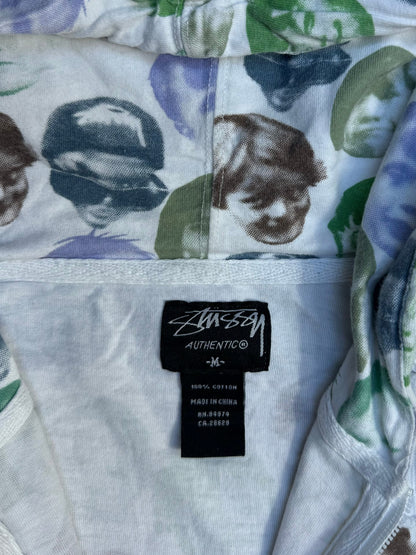 Stussy Authentic Kids Head Print Zip Up Hoodie