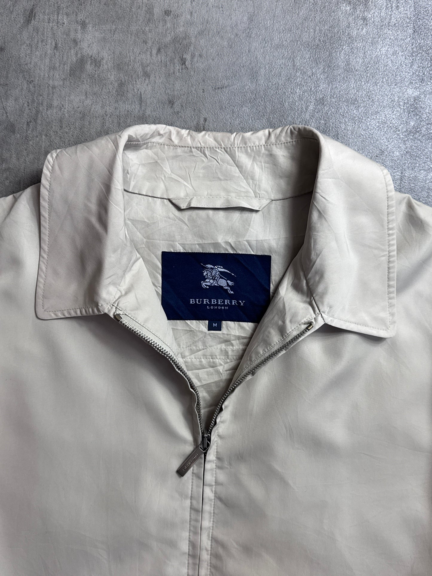 Burberry Beige Lightweight Foldable Bag Jacket