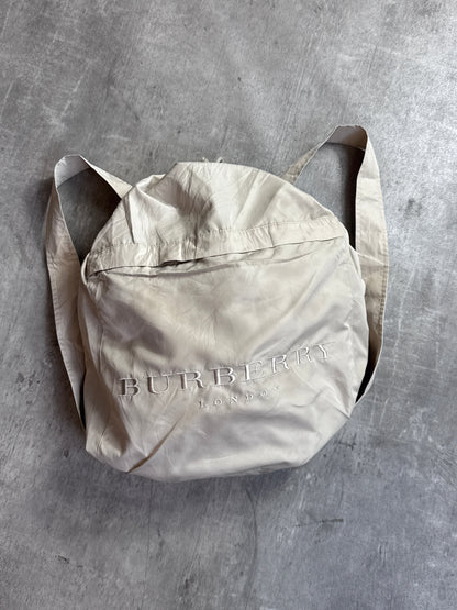 Burberry Beige Lightweight Foldable Bag Jacket