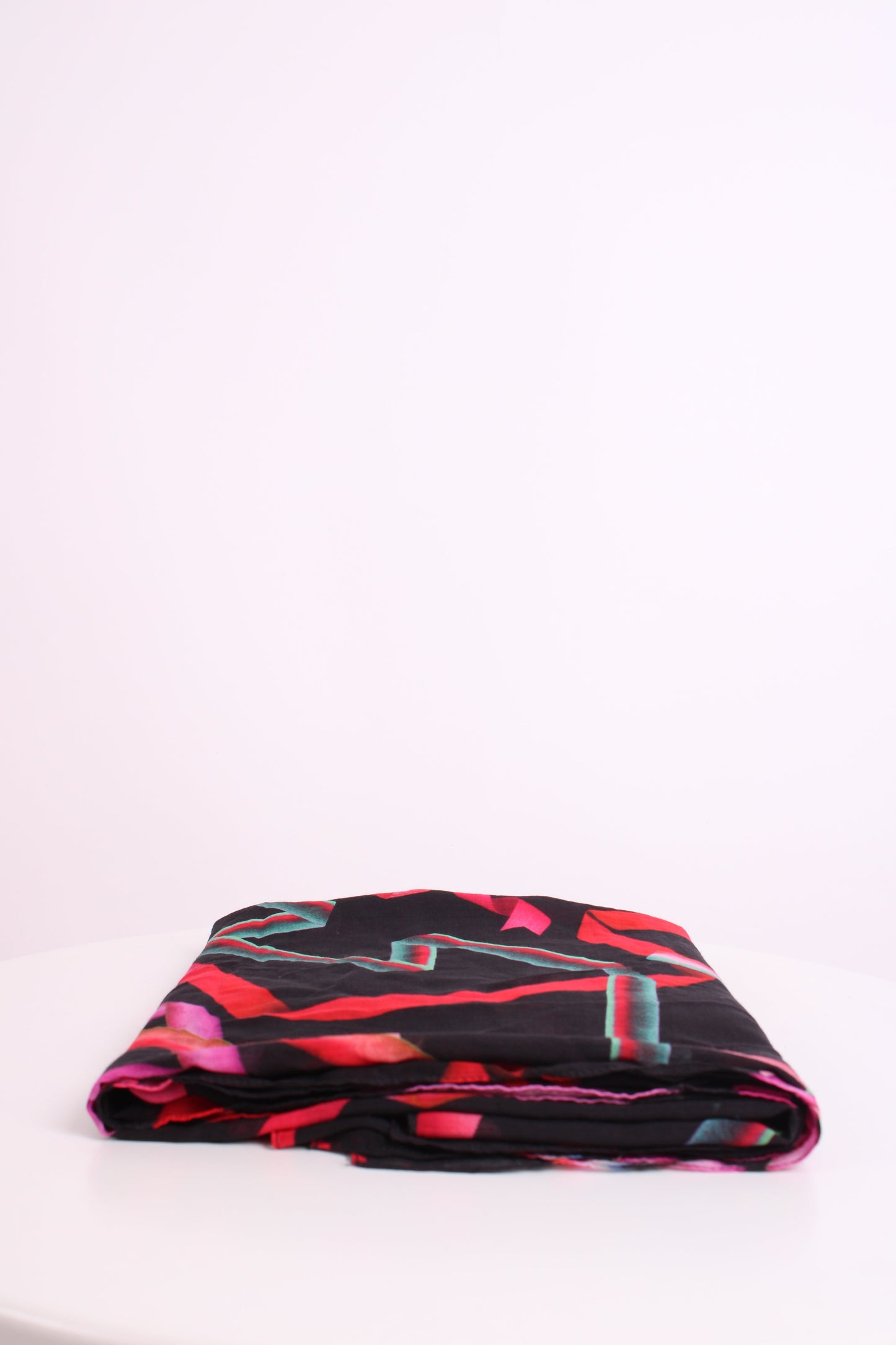 Paul Smith Ribbon Print Linen Scarf Black | O/S, Black