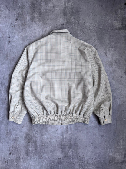 Yves Saint Laurent Light Beige Check Blouson