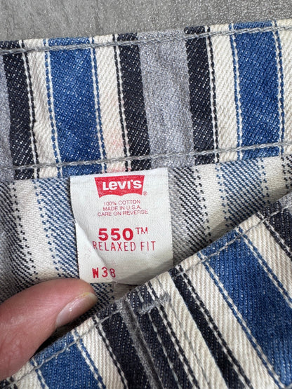 Levi's 550 Stripe Print Jorts