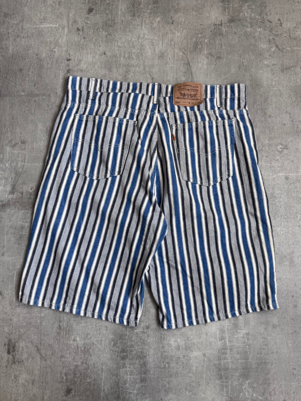 Levi's 550 Stripe Print Jorts