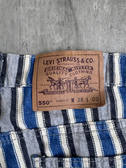 Levi's 550 Stripe Print Jorts