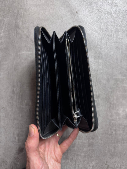 Prada Saffiano Leather Colour Block Continental Wallet