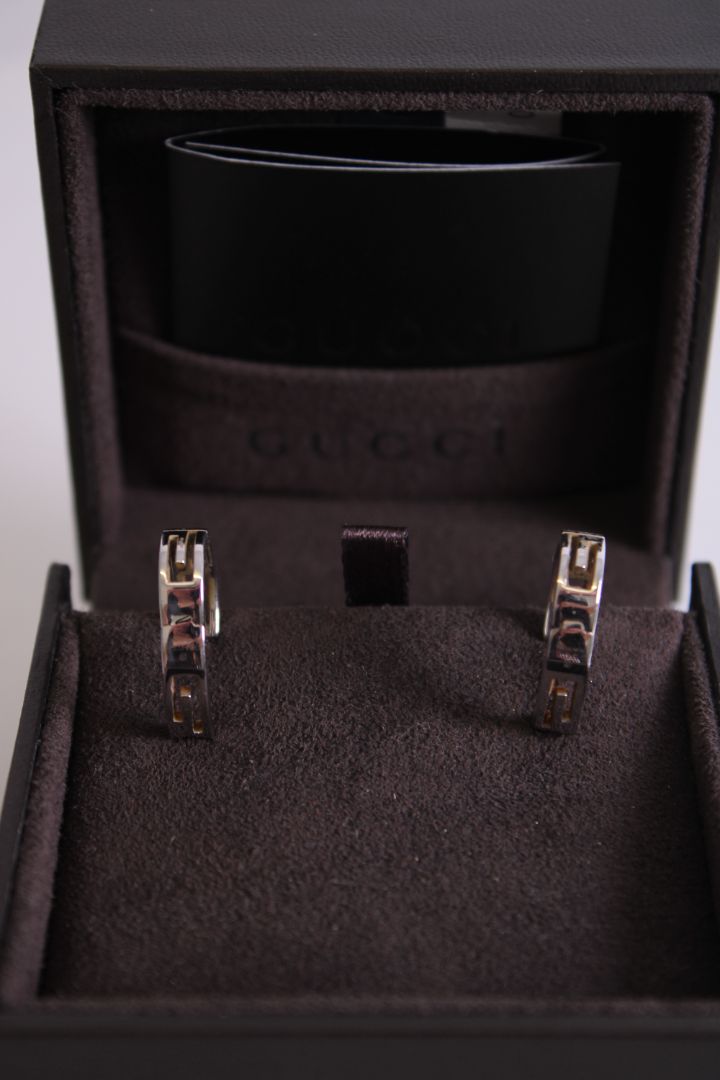 Gucci GG 18ct White Gold earrings 18ct White Gold | Default Title, Gold