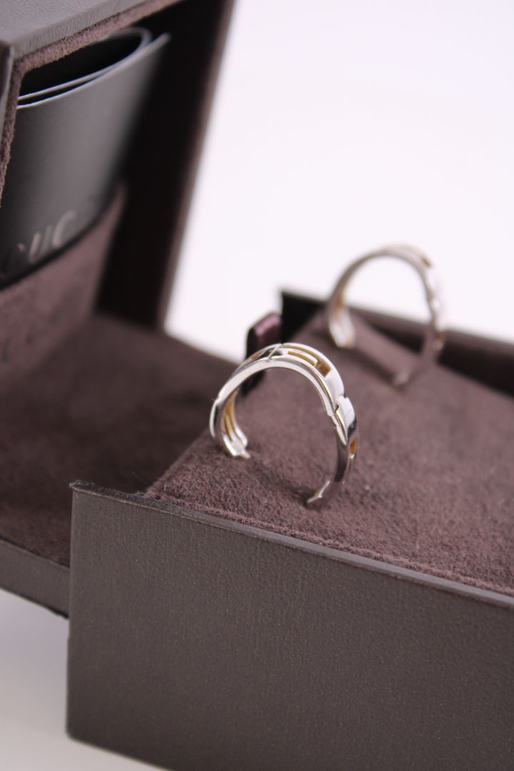 Gucci GG 18ct White Gold earrings 18ct White Gold | Default Title, Gold