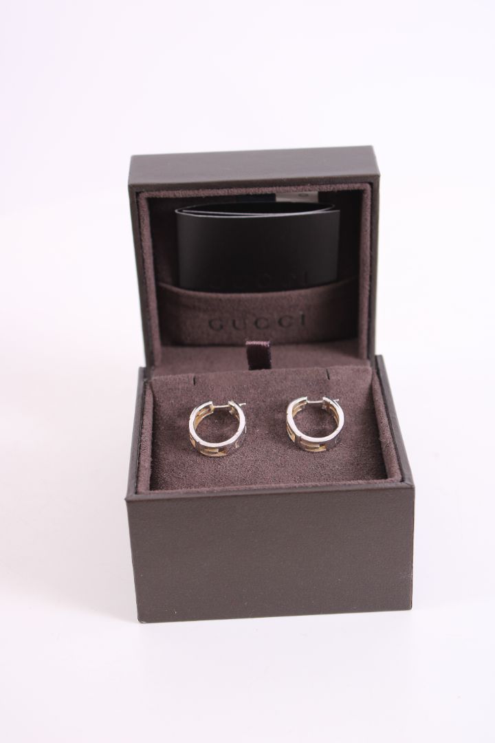 Gucci GG 18ct White Gold earrings 18ct White Gold | Default Title, Gold