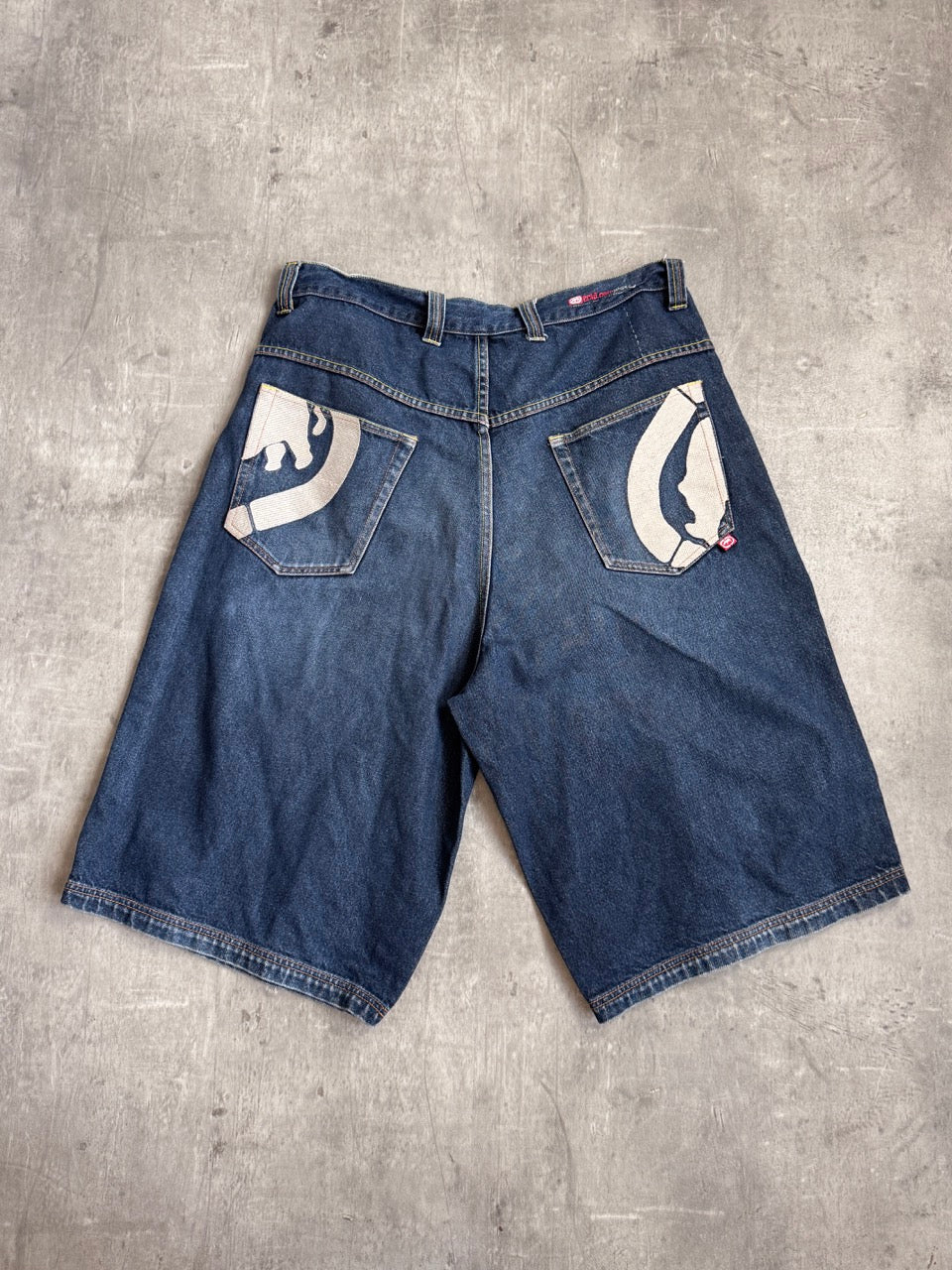 Ecko Mid Wash Denim Jorts