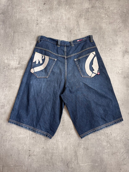 Ecko Mid Wash Denim Jorts