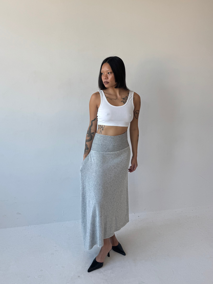WOOL SKIRT | Default Title, Light Grey