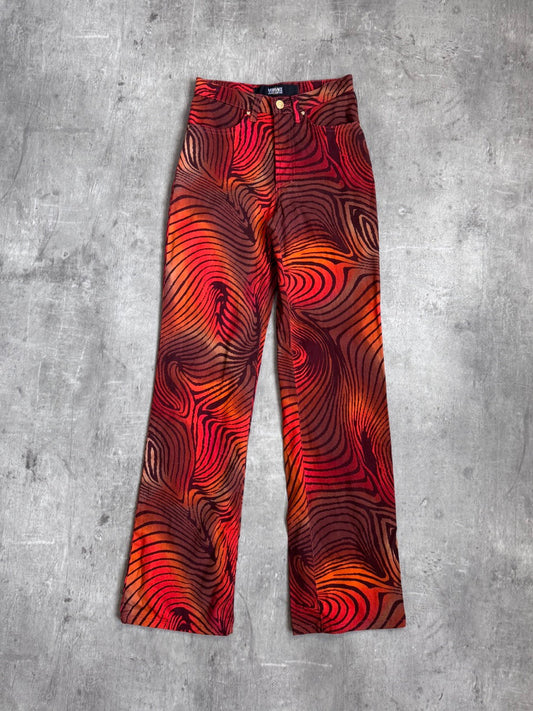 Versace Ombre Tiger Print Jeans  SC: 5782