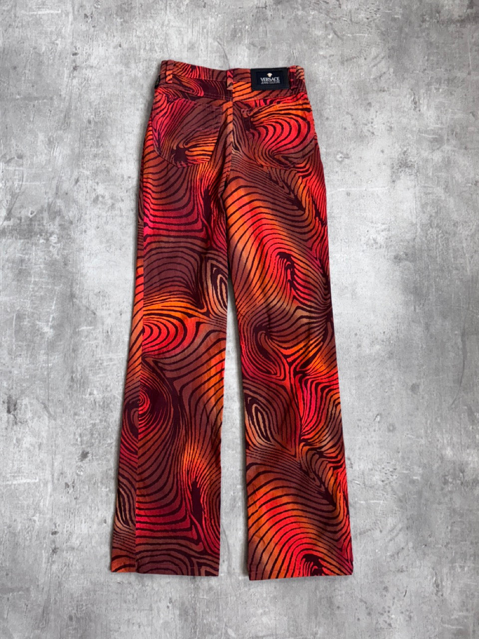 Versace Ombre Tiger Print Jeans  SC: 5782