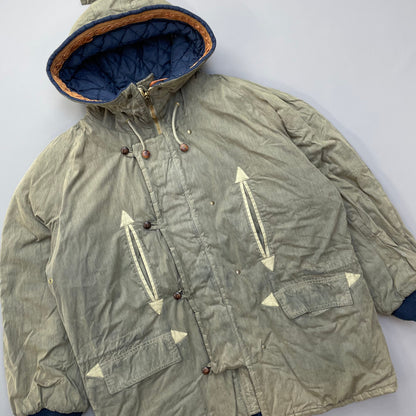 C.P. Company Khaki Vintage 1986 'Ideas from Massimo Osti' Reversible Khaki Park Coat | XX-Large, Khaki
