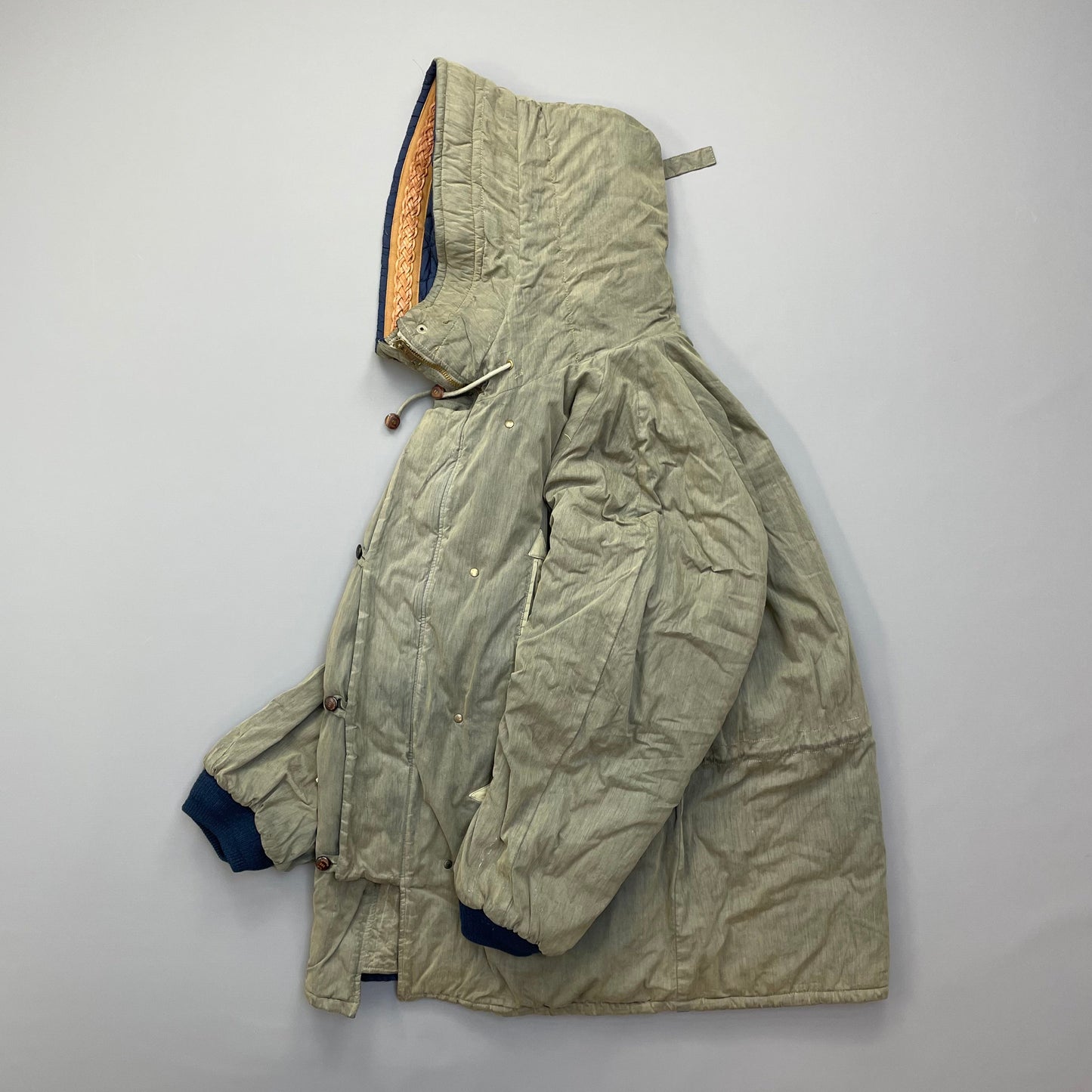 C.P. Company Khaki Vintage 1986 'Ideas from Massimo Osti' Reversible Khaki Park Coat | XX-Large, Khaki