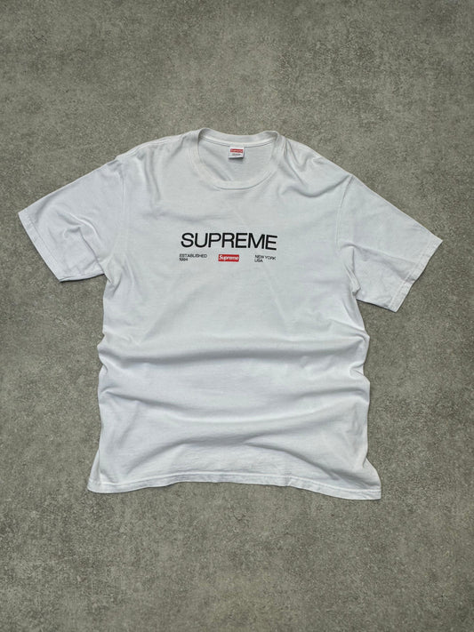 F/W 2021 Supreme Est. 1994 Box Logo Graphic Tee