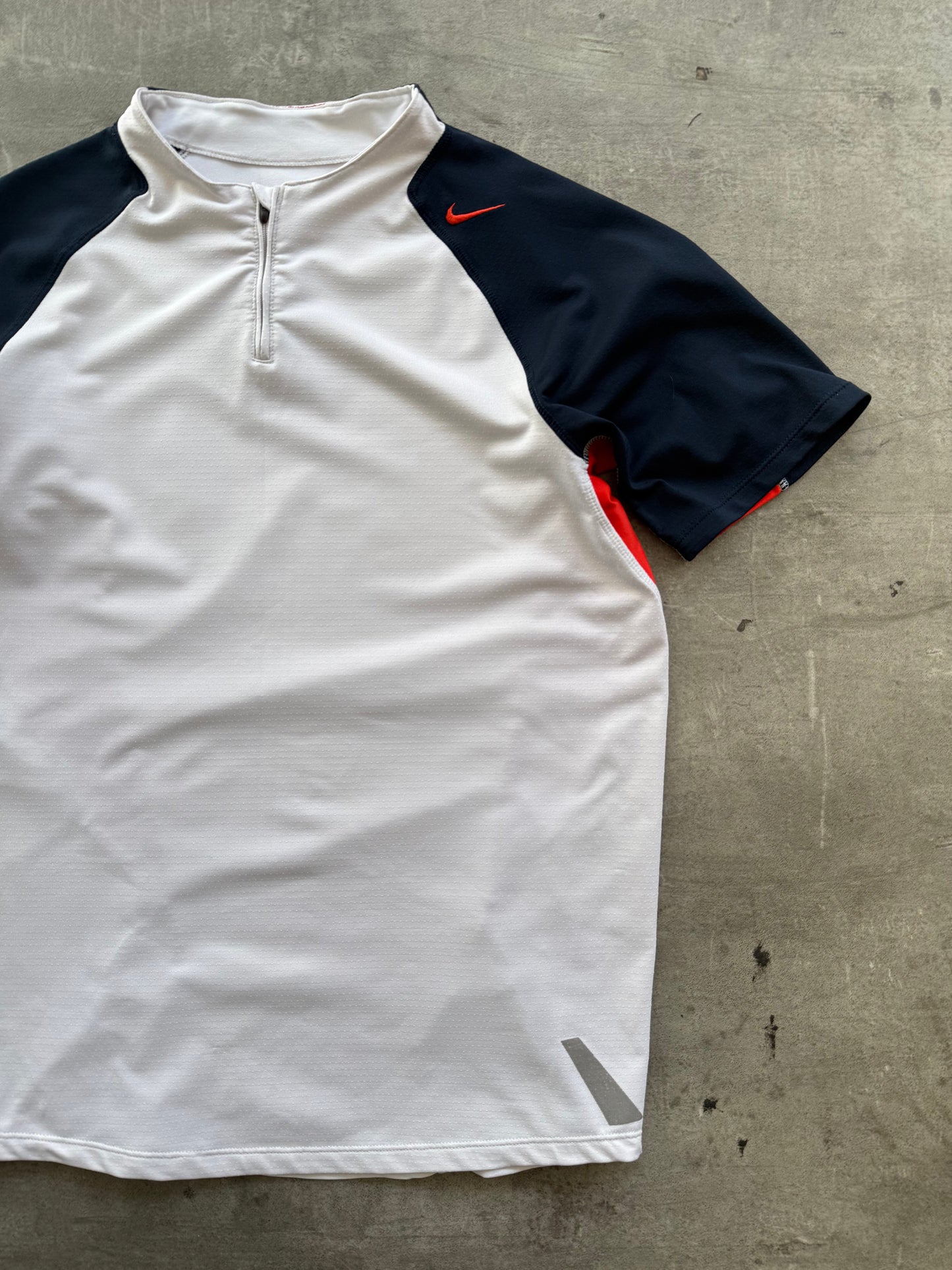 2006 Nike Sphere Tony Spackman Contrast Red Top | Small, Multicoloured