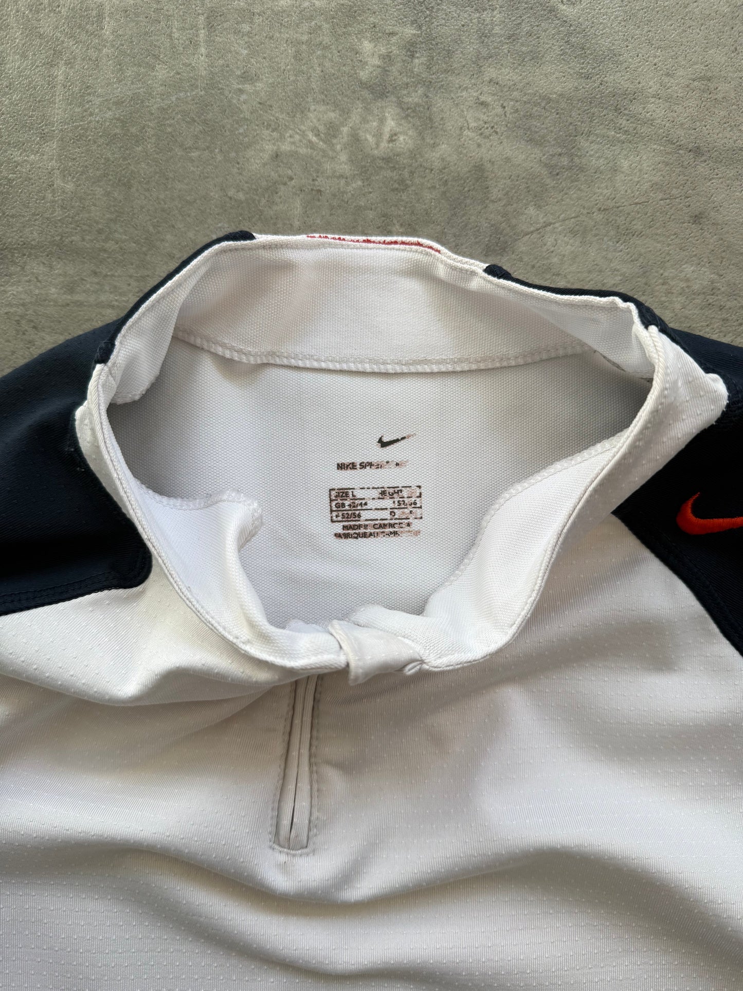 2006 Nike Sphere Tony Spackman Contrast Red Top | Small, Multicoloured