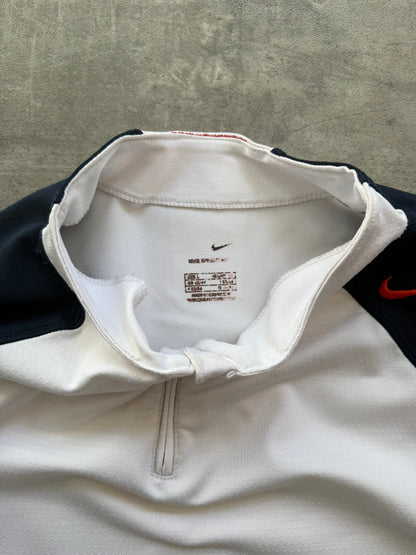 2006 Nike Sphere Tony Spackman Contrast Red Top | Small, Multicoloured