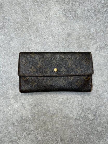 Louis Vuitton Monogram Canvas Leather Wallet Y2003 (MB0073)