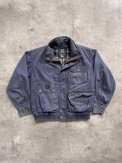 1980's Burberry Japan Faded Modular Utility Blouson | Large, Multicoloured