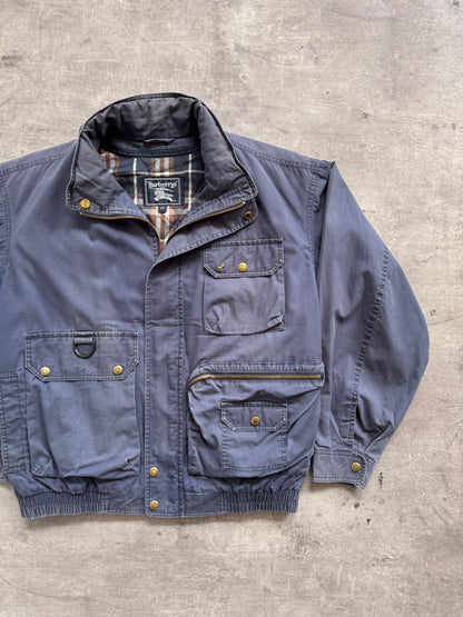 1980's Burberry Japan Faded Modular Utility Blouson | Large, Multicoloured