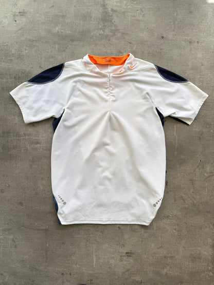 2005 Nike Sphere Tony Spackman Orange Swoosh Top | Medium, Multicoloured