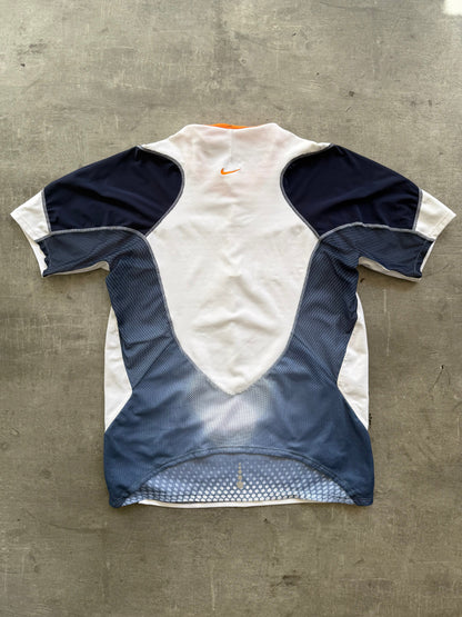 2005 Nike Sphere Tony Spackman Orange Swoosh Top | Medium, Multicoloured