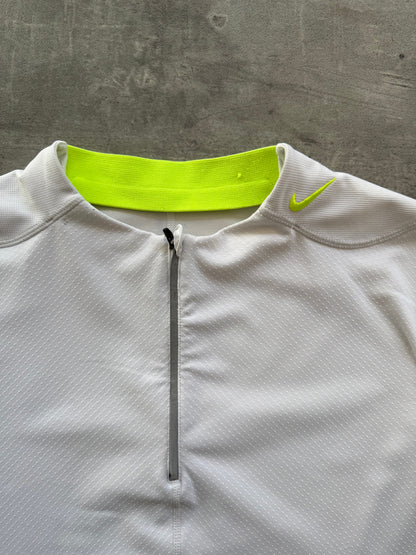 2006 Nike Sphere Tony Spackman Contrast Green Structured Top | Large, Multicoloured