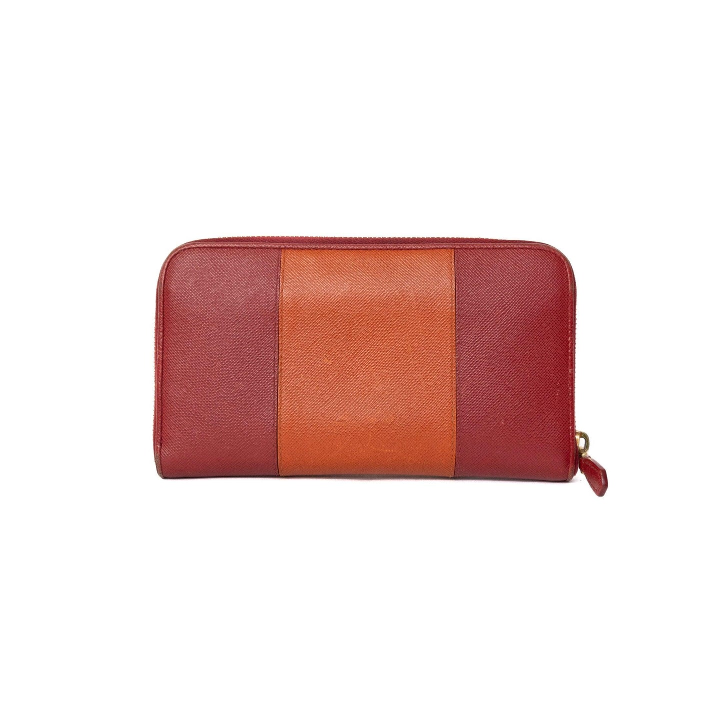 Prada Textured Leather Two-Tone Purse - Known Source