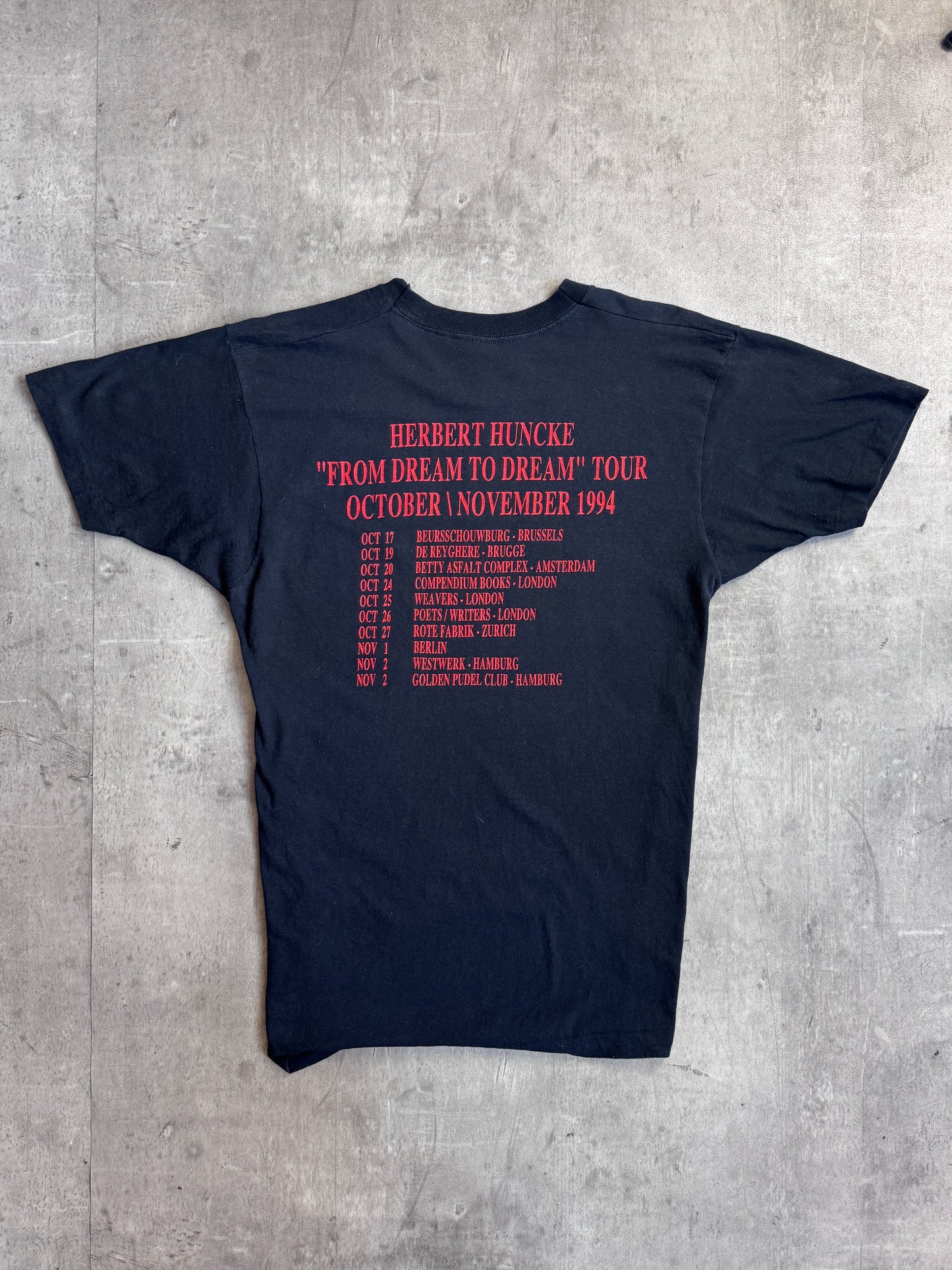 Guilty Of Everything Herbert Huncke Dream to Dream Tour 1994 Graphic Tee