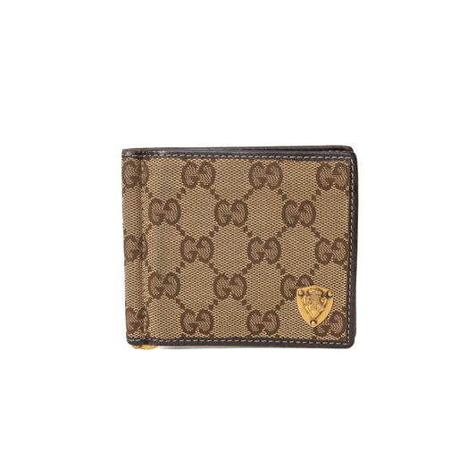 Gucci Monogram Wallet with Money Clip