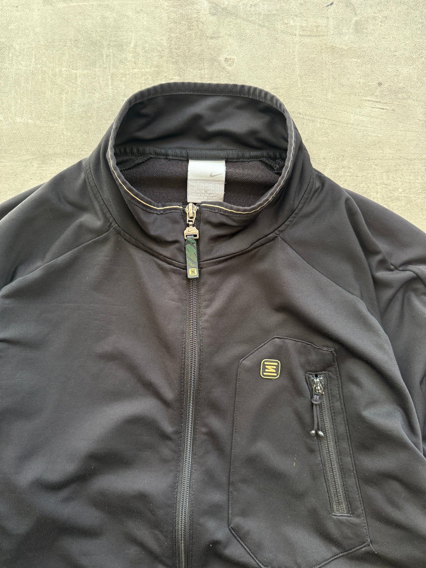Rare 2000's Nike Shox Black Full Zip Sweatshirt | Extra Large, Multicoloured