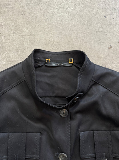 2004 Gucci Tom Ford Wool Blend Cropped Field Jacket | Small, Multicoloured