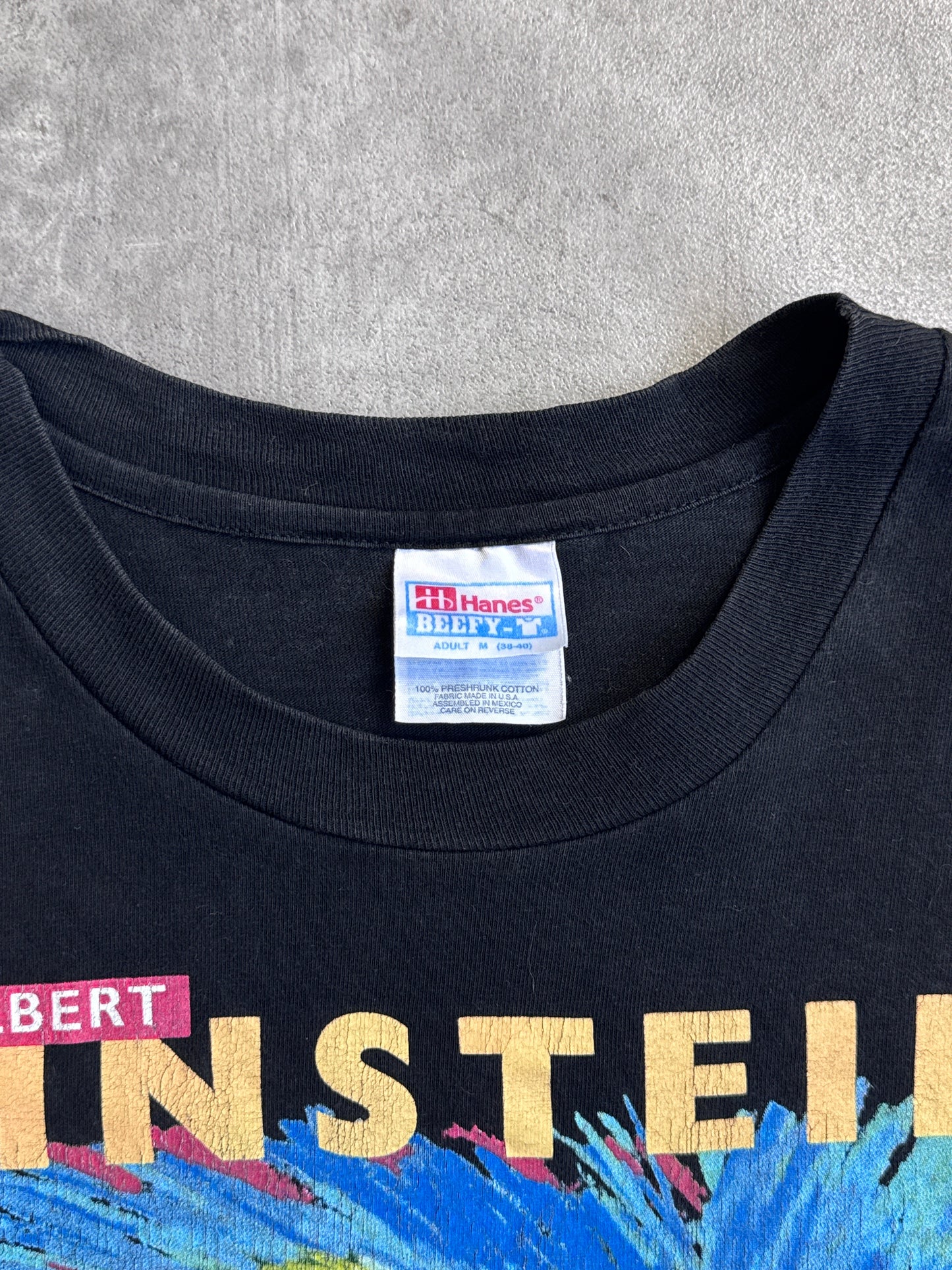 1996 Albert Einstein Single Stich Graphic Tee