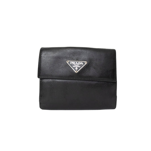 Prada Textured Leather Wallet