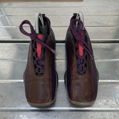 Prada Purple & Brown 00s Leather Trainers | SMALL, Multicoloured