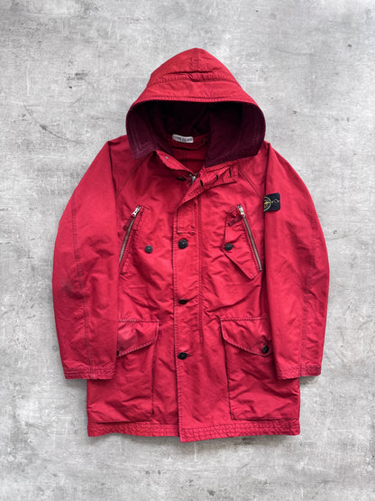 A/W 2009 Stone Island Garment Dyed Dutch Rope Utility Parka | Medium, Multicoloured