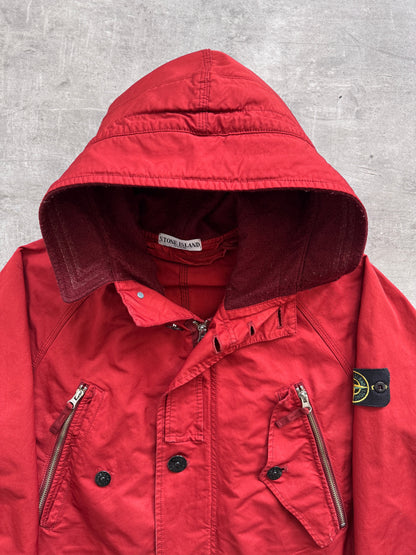A/W 2009 Stone Island Garment Dyed Dutch Rope Utility Parka | Medium, Multicoloured