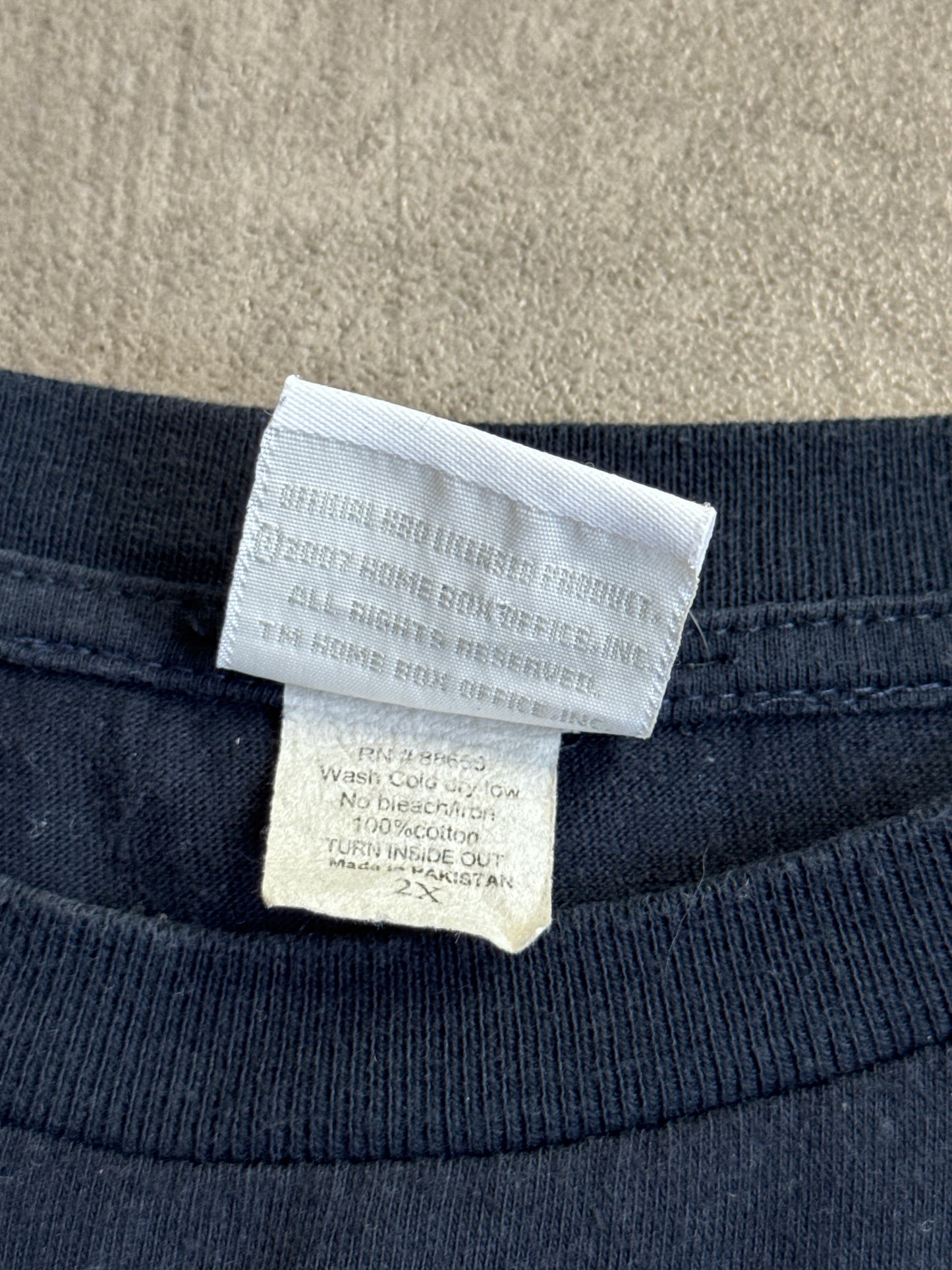 HBO The Sopranos Bada Bing Navy Graphic Tee