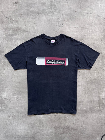 2000s Emily's Toy Box "CHAPSTICK" Back Print Graphic Tee | Extra Large, Multicoloured