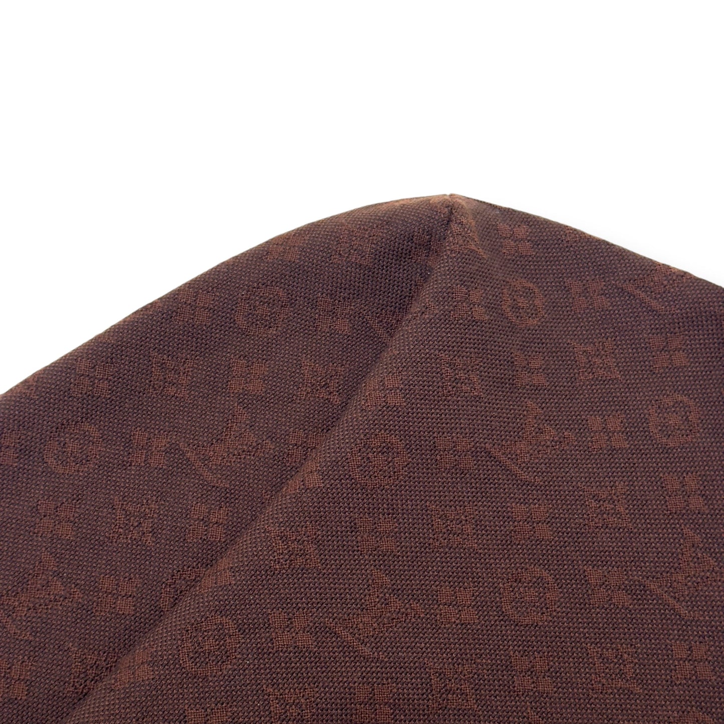 Louis Vuitton Wool Monogram Track Hoodie Brown - Back Detail