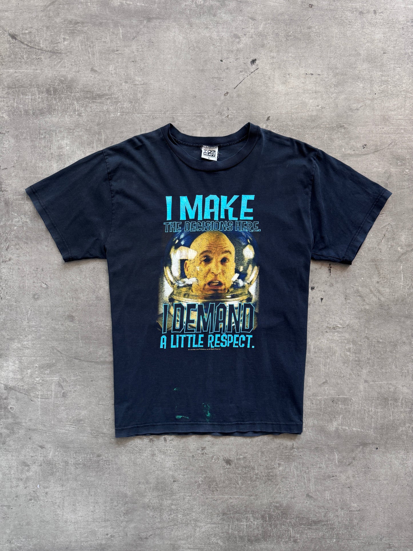 1999 Austin Powers "Dr. Evil" Movie Promo Graphic Tee | Large, Multicoloured