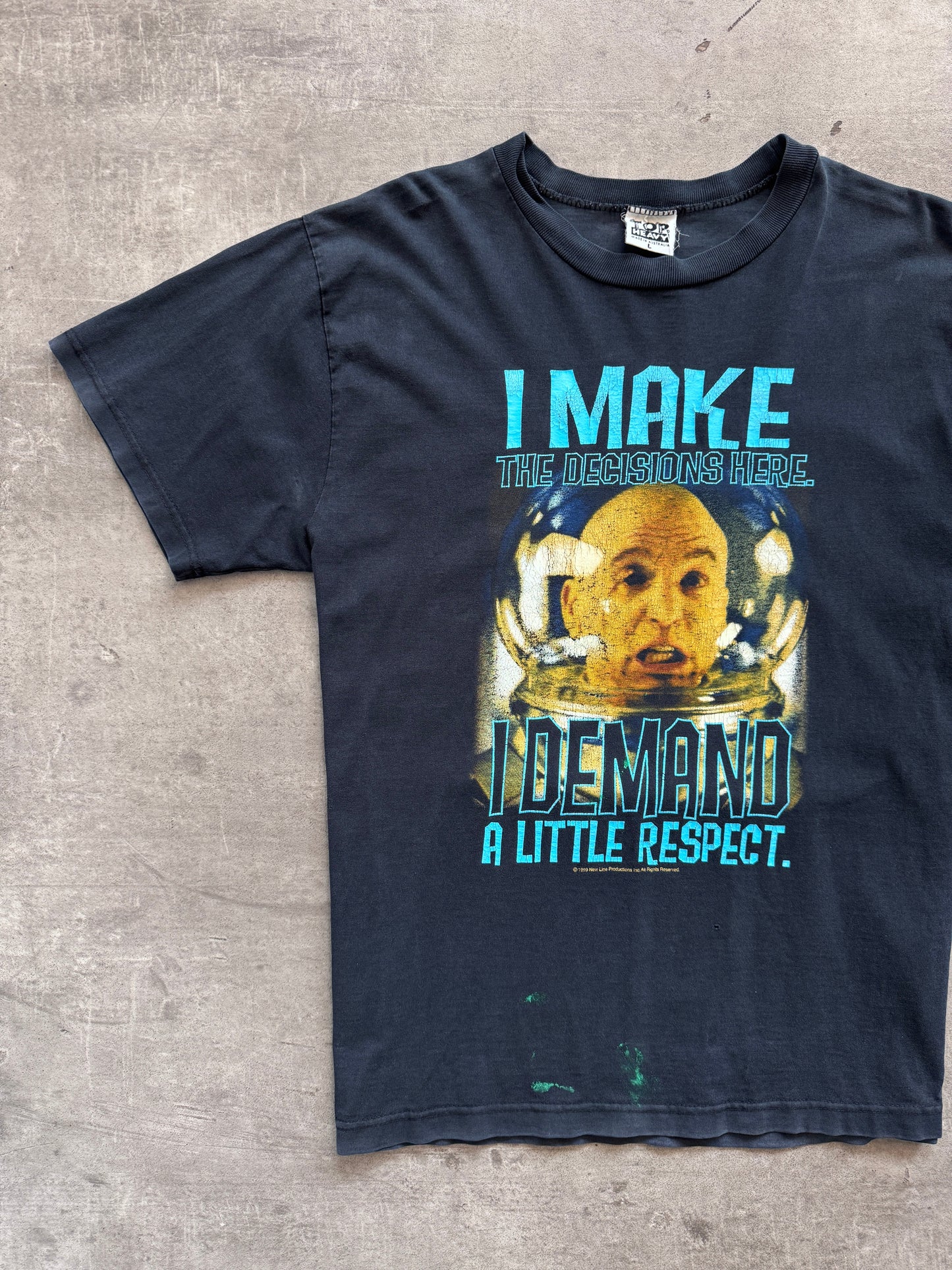 1999 Austin Powers "Dr. Evil" Movie Promo Graphic Tee | Large, Multicoloured