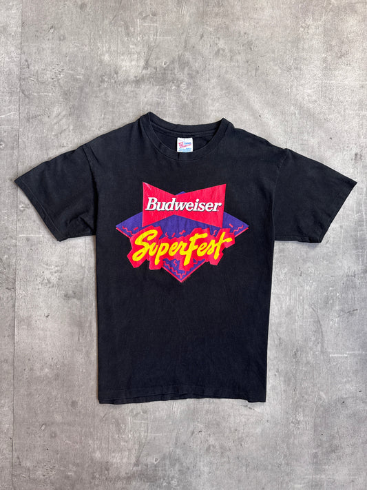 Budweiser SuperFest Concert 93' Hanes Cotton Graphic Tee